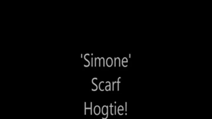 'Simone' Scarf Hogtie!..