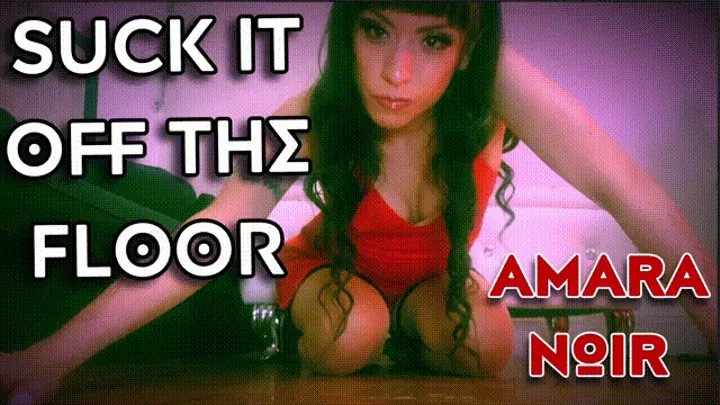 Suck it off the floor