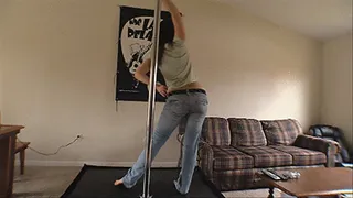 Pole Dancing Dakota Charms Wearing Jeans - ANDROID