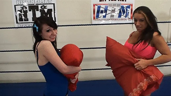 Pillow Fight! Dakota VS. Jennifer