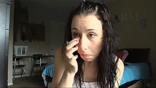 Dakota Fixes Her Face With Makeup - Part One