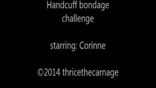 Handcuff bondage challenge