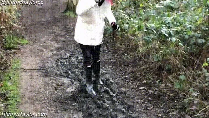 Muddy Wellies in the Woods