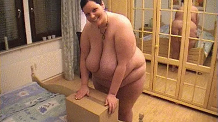 A big cardboard with sextoys