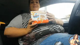 Allday scene - Driving home with favorite snack (HD )