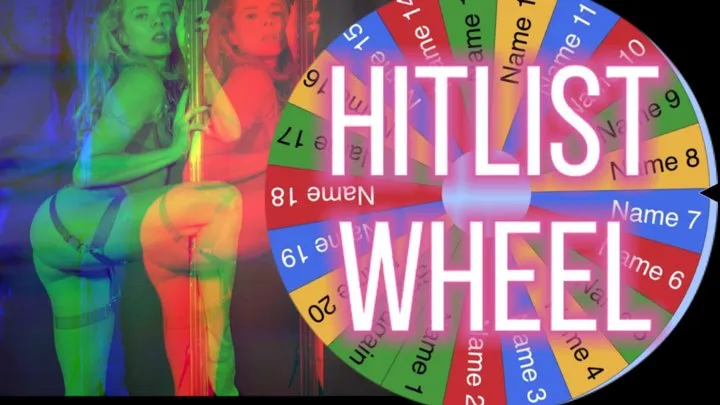 Hitlist Wheel Game - A