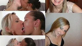 INTERRACIAL KISSES - blonde girl JESSICA ALMEIDA - CLIP 4 - exclusive MF