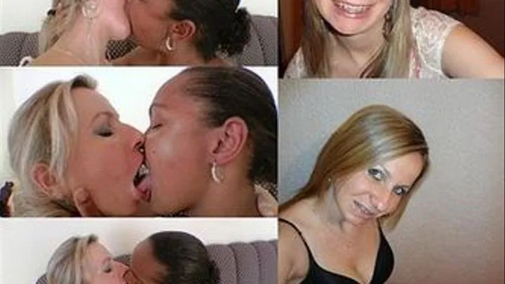 INTERRACIAL KISSES - BLOND GIRL JESSICA ALMEIDA vs BIA BLACK - CLIP 4 - BEST SELER NEW MF