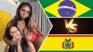 INTERRACIAL KISSES - BRAZIL X BOLIVIA - VOL # 171 - TAMMY BBW X ALEJANDRA - NEW MF APR 2021 - FULL VIDEO - Never published - EXCLUSIVE GIRLS MF