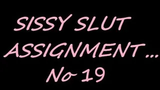 SISSY ASSIGNMENT 19 - SUCK IT & SEE!