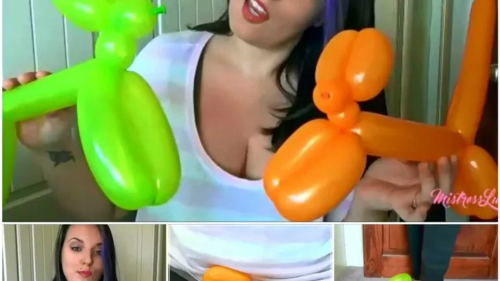 Making & Popping Balloon Models...