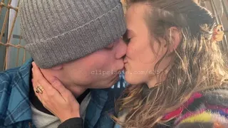 Andrew and Lauren Kissing Video 1