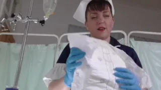 Nurse Puts You in a Diaper and Plastic Pants POV