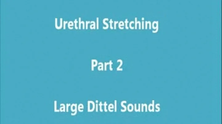 Urethral Stretching Trial Part 2