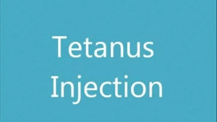 Tetanus Injection