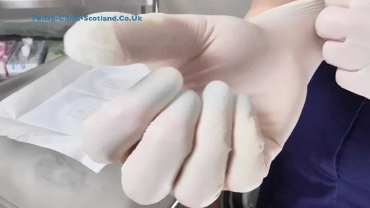 Sterile Latex Gloving Up