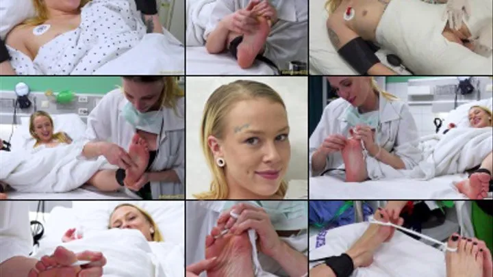 Chrystal the Girlfriend Thief Relentlessly Foot Tickled in Hospital