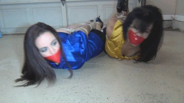 REAL LIFE STEP-MOTHER AND STEP-DAUGHTER LEFT BOUND AND GAGGED