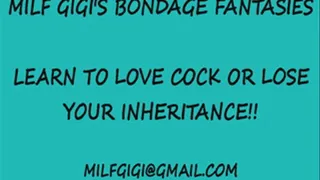 LEARN TO LOVE COCK OR LOSE YOUR INHERITANCE 4.8