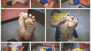 LEGGY MILF SIZE 11 FEET IN TOE BONDAGE 4