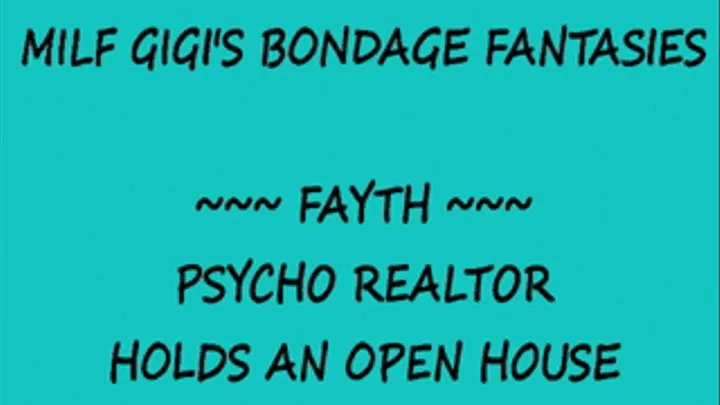 Psycho Realtor Holds An Open House