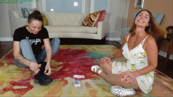 Strip poker bondage challenge