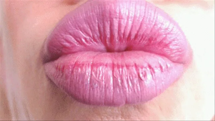 Squeaky Pink Lipstick Kisses