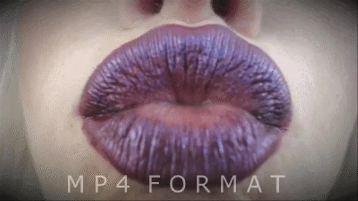 Dark Purple Metallic Liquid Lipstick
