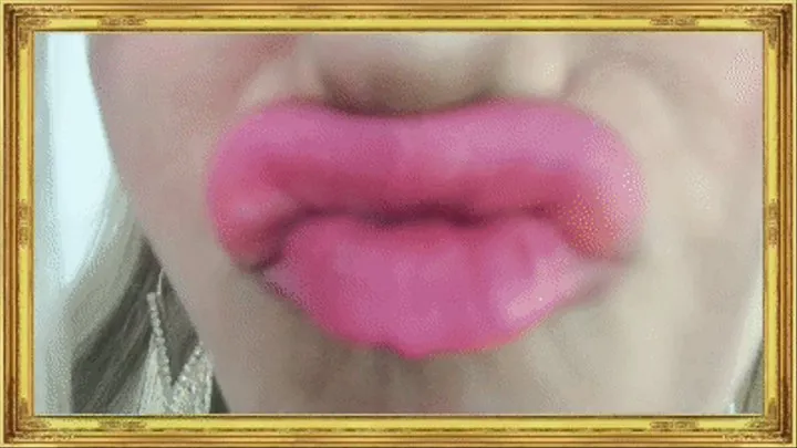 Dark Lip Liner Pink Lipstick Sniff