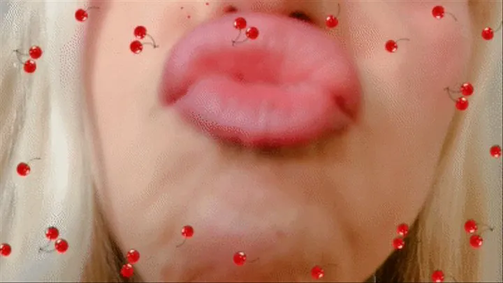 Cherry Kiss Lips Sniff