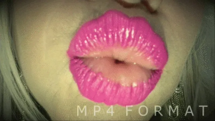 Ultra Close Up Hot Pink Lips