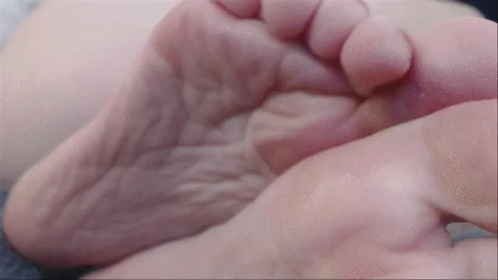 Wrinkled Soles Closeup