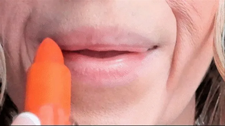 Orange Matte Lipstick Lip Smell