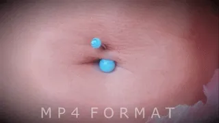 Extreme Close up Belly Piercing Change