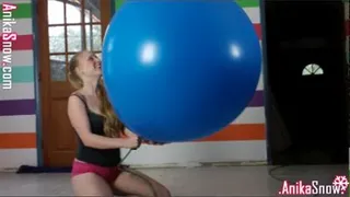 Big Blue Balloon Inflation