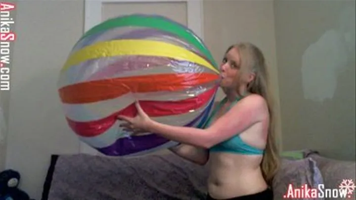 Sunburnt Beach Ball Fun