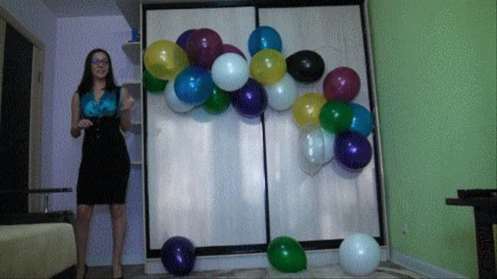 Balloons and angry teacher.