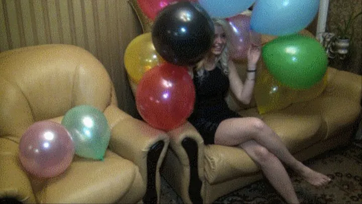 Scratching and popping balloons