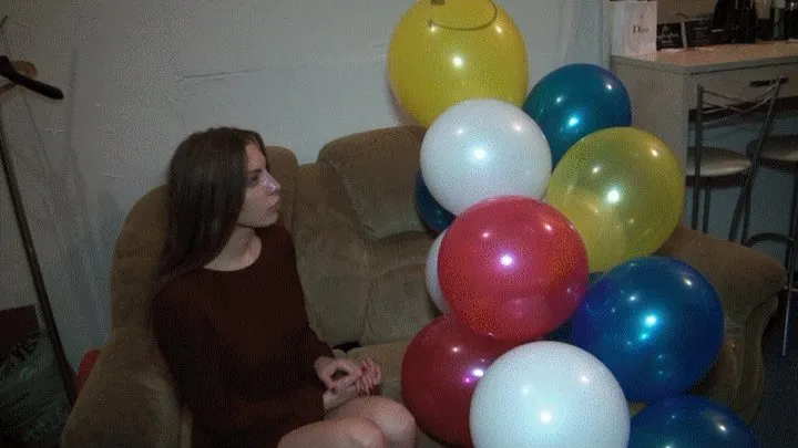 Anastasia and balloonman.