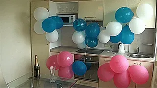 Kitchen popping after champagne