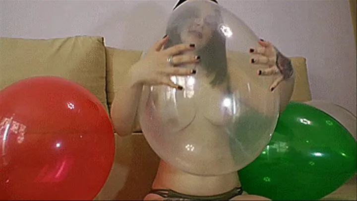 Squeeze pop crystal balloons