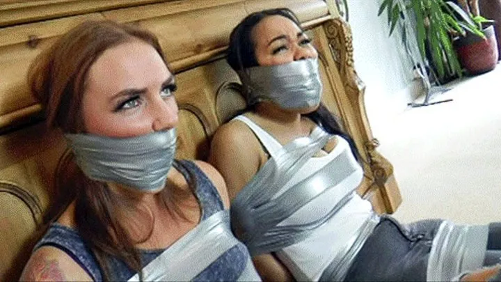 Kitty & Imogen in: Trussed Up & Kept Quiet With Their Own Socks, The Dear Girls Could Warn Nobody About Hollandaise House! (Full Clip)