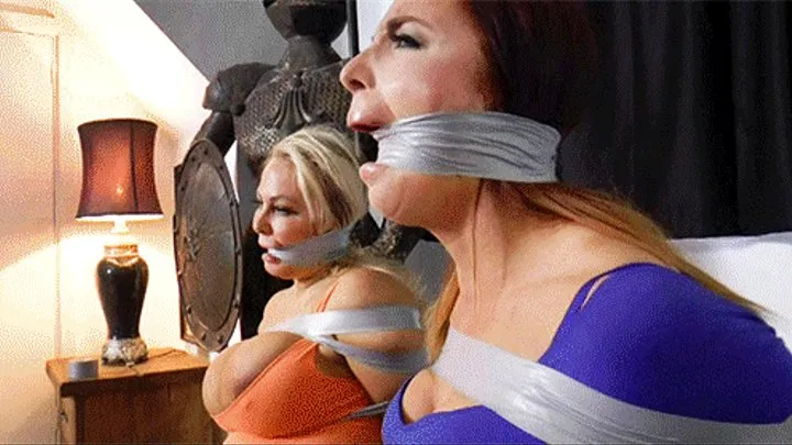 Eden & Miss Scarlett in: He Trussed & Gagged Us As Harshly As Possible When We Discovered His HideOut Was Haunted Vista House! (Full Clip)