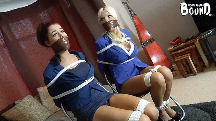 Amber Mae & Emma in: Officer, Thank Goodness Youre Here. He Had Us Bound & Gagged SO Tight! (Full Adventure)