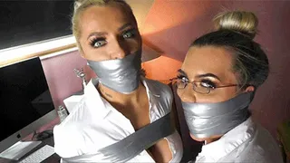 Jasmin & Daisy in: "Get Your Panties Off, Quickly - I Want Them Stuffed in My Mouth While You Grind on Me Bound & Gagged!"