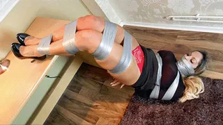 Tlula, Chloe & Lacey in: Unlucky Spy Babe Interrupts a Robbery Going Down in the Very Next Room - So She's Bound & Gagged Too! (Full Clip)