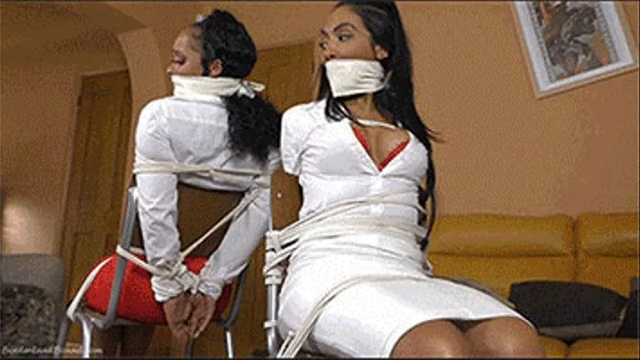 Klara, Jade, Zeena, Mila, Tamara & Courtney in: Cloth Gagged Compendium of Ladies in Trouble: Rope-Bound Captive Predicament Treasures!