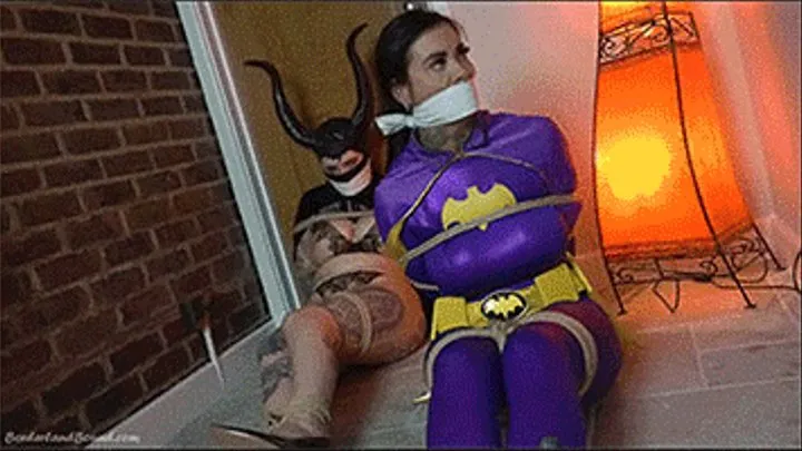 Alabama & Hannah in: BatGirl Exposed by the Demon-Queen's Double-Crossing Hench While Locked Inside 'The Will-Losing Chamber'!!