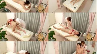 Bound and Masturbated in the Massage Room