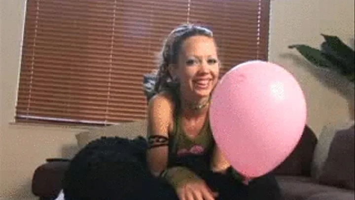 Candy Grinding A Balloon With Boots On